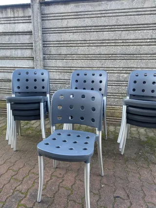 Sedie Alifix Citterio grigio/argento