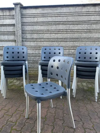 Sedie Alifix Citterio grigio/argento