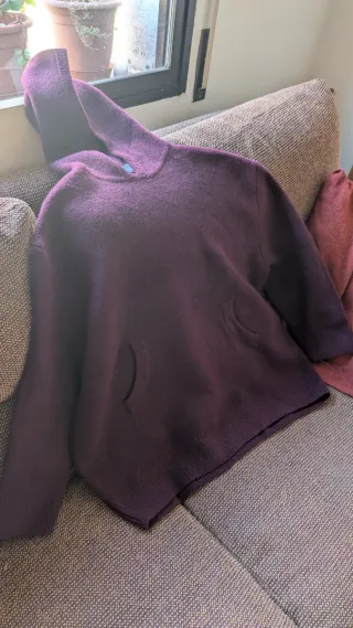 Sudadera Morada caliente para invierno