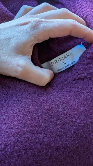 Sudadera Morada caliente para invierno