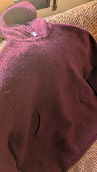 Sudadera Morada caliente para invierno