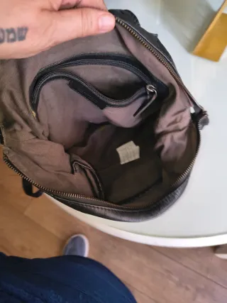 Bolso/Mochila Abbacino Negro Piel