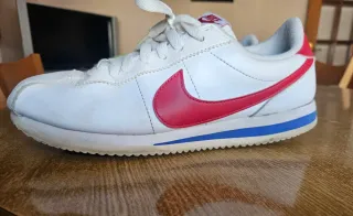 Zapatillas Nike Cortez Blancas y Rojas