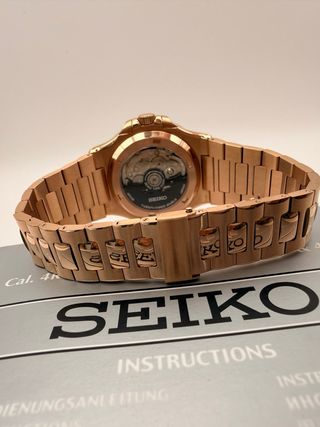 Seiko Mod Nautilus Oro Rosa Chocolate
