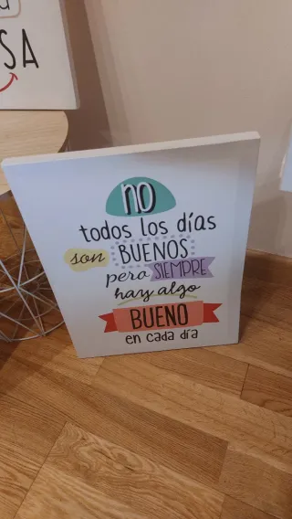 Set di 3 quadri con frasi motivazionali