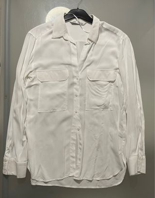 Camisa ZARA Blanca Mujer y blusa amarilla H&M