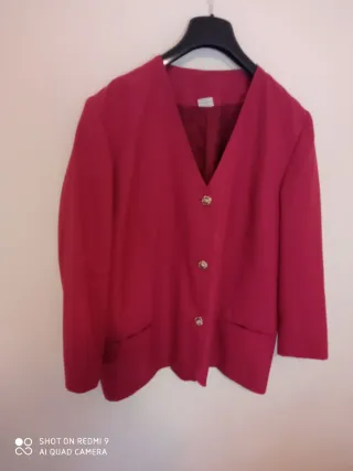 Chaqueta americana rosa/roja