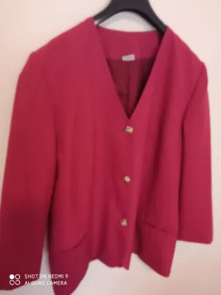 Chaqueta americana rosa/roja