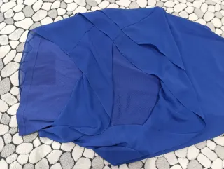 Vestido fiesta embarazada Naf Naf azul T.M