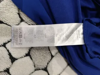 Vestido fiesta embarazada Naf Naf azul T.M