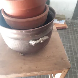 Fioriera in rame porta vasi