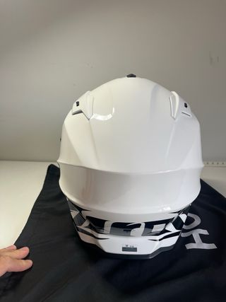 Casco moto Airoh Commander 2 Blanco-Talla M
