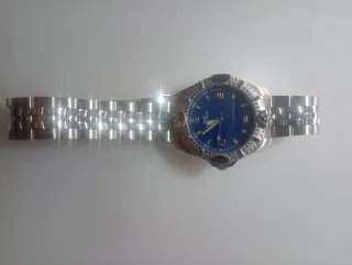 Reloj de Pulsera Stainless Steel Azul