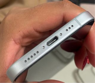 iPhone 15 128GB Azul/Plata - Como Nuevo