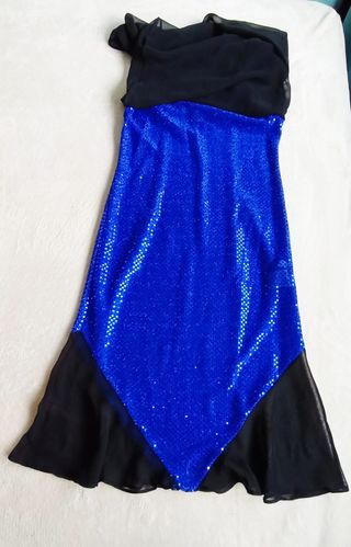 Vestido fiesta A ESTRENAR de gasa negra