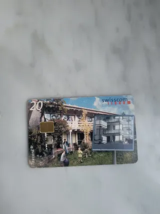 6 Schede Telefoniche Swisscom CHF 10/20