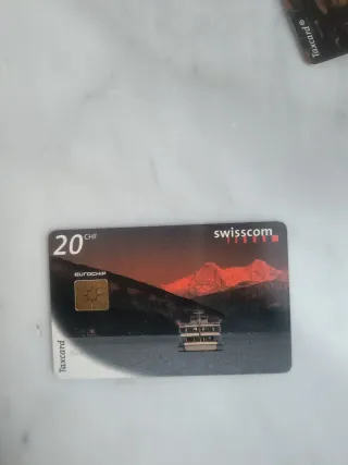 6 Schede Telefoniche Swisscom CHF 10/20