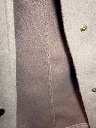 Chaqueta Zara corta beige/rosa