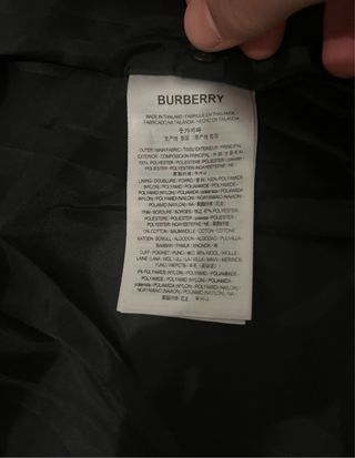 Giubbotto Burberry Nero Taglia L