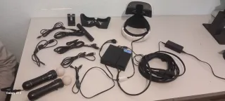 PlayStation VR con accesorios