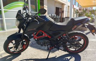 KSR 125cc Moto Negra Edición Limitada