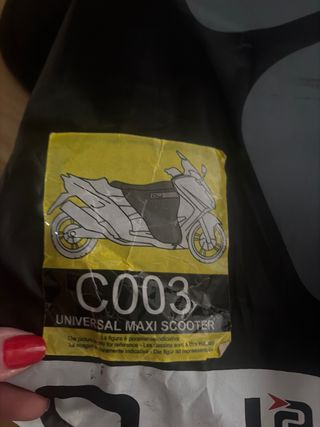 Manta para moto negra