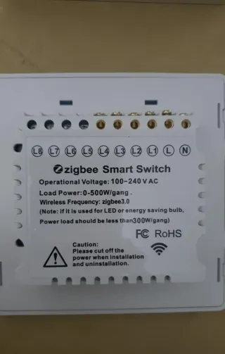 Interruptor WiFi Táctil 4x4 Tuya Smart Home