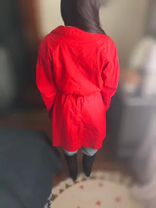 Gabardina Kenzo Vintage Roja Talla L/M