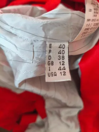 Gabardina Kenzo Vintage Roja Talla L/M