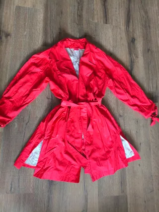 Gabardina Kenzo Vintage Roja Talla L/M