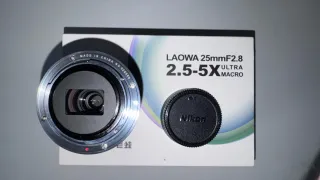LAOWA 25mm f/2.8 2.5-5X Ultra Macro+LED-NIKON