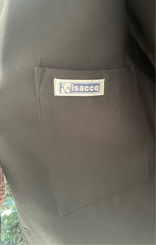 Blazer donna elegante con bottone dorato