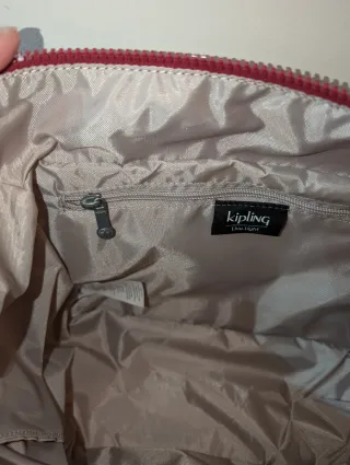 Bolso Kipling, burdeos, sin estrenar con etiqueta