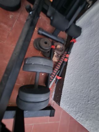 Pack Gimnasio Banco Pesas y Cinturón