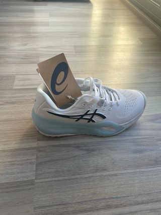 Zapatillas Asics Padel Blancas y Azules