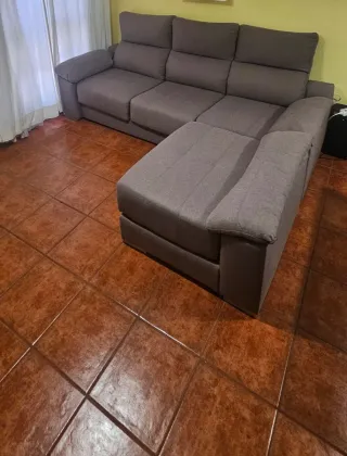 Sofá con asientos extensibles