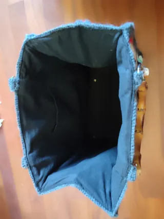 Borsa uncinetto granny squares fatta a mano