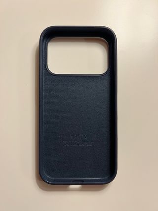 Cover iPhone 17 Pro Blu Navy Silicone