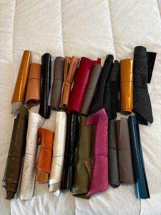 Lote Cuero Manualidades Variado