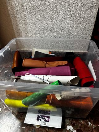 Lote Cuero Manualidades Variado