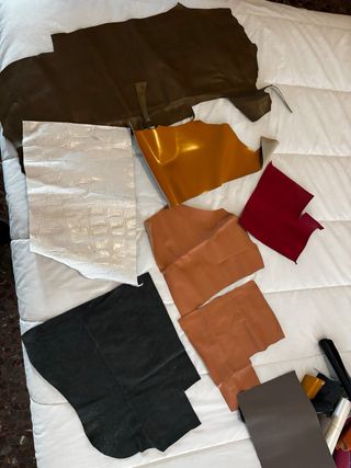 Lote Cuero Manualidades Variado