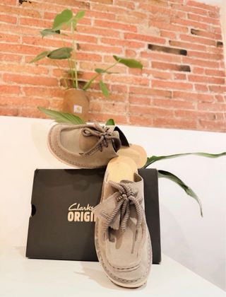 Clarks Originals Dsrtnomad Sandalias Beige Talla 3