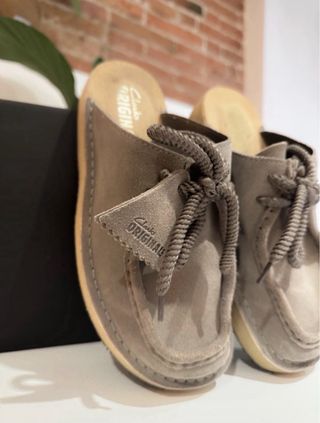 Clarks Originals Dsrtnomad Sandalias Beige Talla 3