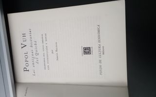 Popol Vuh,las antiguas historias del Quiché.