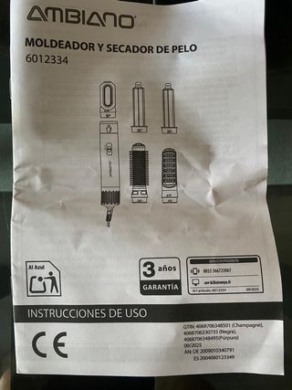 Secador de pelo Aldi Beige/Gris