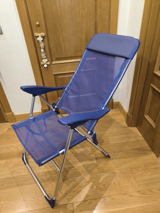 Sedia da spiaggia in alluminio pieghevole