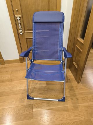 Sedia da spiaggia in alluminio pieghevole