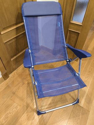 Sedia da spiaggia in alluminio pieghevole