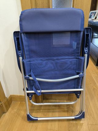 Sedia da spiaggia in alluminio pieghevole