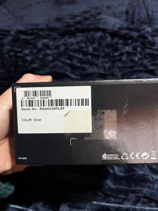 Samsung Galaxy Watch Plata/Negro